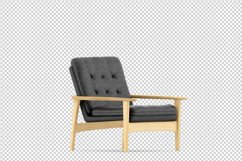 Isometric Arm Chair 3D isolated render Product Image 1