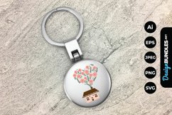 The Home of Love Keychain SVG Product Image 1