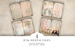 Wedding Junk Journal Digital Paper Bi-fold Product Image 1
