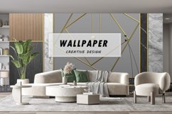 Modern Abstract Art Wallpaper Pattern Background Product Image 1