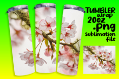 VIBRANT 20oz Gift Tumbler Design , Flowers Product Image 1