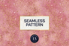 Pink Gold Shimmer Digital Paper, Glitter Texture Product Image 3