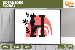 Botanique Floral Monogram Product Image 1