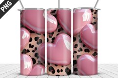 Lovely Hearts Tumbler Design | Valentine&#039;s Day Tumbler Wrap Product Image 1