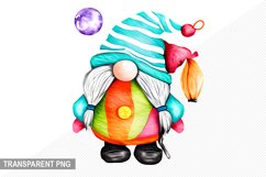 Halloween Gnome - Halloween Gnome Sublimation Design Product Image 1