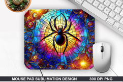 Spiders Mouse Pad Sublimation,Halloween Mouse Pad PNG Design Product Image 1