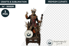 Harvest of Haunt Halloween Gothic Character RPG PNG Clipart Product Image 1