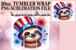 Joyful Colors 20oz tumbler wrap, USA Animals Product Image 1