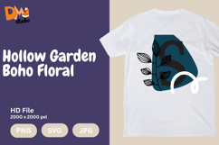 Hollow Garden Boho Floral Monogram Product Image 1