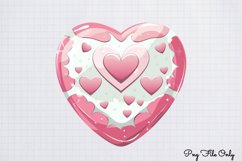 Retro Valentine Day Clipart PNG Product Image 1