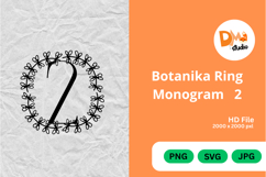 Botanika Ring Monogram Product Image 1