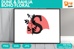 Dune &amp; Dahlia Boho Floral Monogram Product Image 1