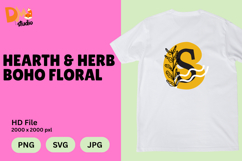 Hearth &amp; Herb Boho Floral Monogram Product Image 1