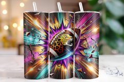 Football Tumbler Wrap | Sublimation | Tumblers Product Image 1