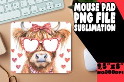 Affectionate Watercolor Cow Pad Product Image 1