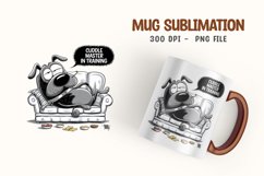 Sarcastic dog mug sublimation png Product Image 1