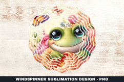 Frog Wind Spinner Sublimation Design Product Image 1