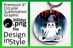 Playful Round Design Car Coaster PNG , Halloween Product Image 1