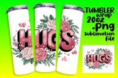 20oz Tumbler Wrap for Personalization , Valentines Product Image 1