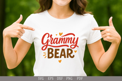 Cute Grandma Design for T-Shirts and Gifts SVG PNG EPS PDF Product Image 3