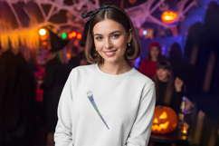 Knitted Magic Wand Spooky Halloween Art PNG Product Image 2