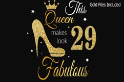 29th birthday svg, Queen Birthday 29th Svg, 29th Birthday sv Product Image 1