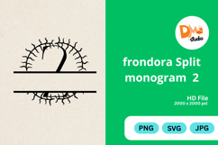 Frondora Split Monogram Product Image 1