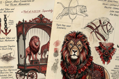 Ephemera Circus Junk Journal Pages - Junk Journal Pack Product Image 5