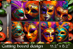 Romantic valentines day Cutting Board Sublimation Product Image 1