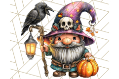 Spooky Gnome Village Clipart PNG Halloween Png Product Image 5