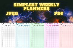best simplest weekly planner freebie 53,free Weekly planner Product Image 1
