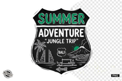 Summer Travel Road Signs PNG Clipart Product Image 1