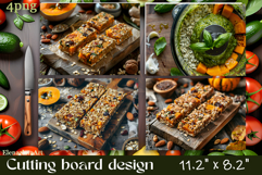 FOOD cutting board sublimation PNG Product Image 1