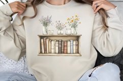 Boho Bookshelf Clipart PNG Product Image 1