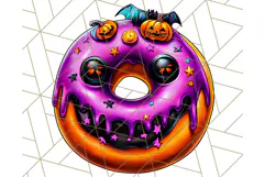 Spooky Café Cuties Halloween PNG Clipart, Holiday Elements Product Image 5
