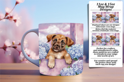 GREAT GIFT: 11oz Mug Wrap PNG , Animals In Wall Product Image 1