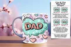 Wholesome Dad Mug Wrap - 11oz Product Image 1