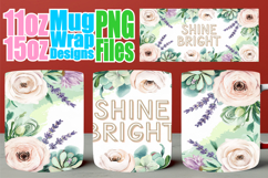 Refreshing moments sublimation mug wrap, Quote Product Image 1