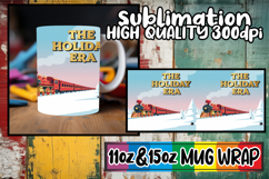 Captivating beauty 11oz 15oz mug wrap, Christmas Product Image 1