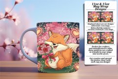 Sleek 11oz Png Mug Wrap Artwork , Valentines Product Image 1