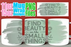 Blissful reflections 11oz 15oz sublimation wrap, Quote Product Image 1