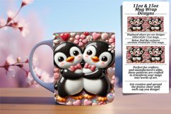 Dazzling 15oz Mug Wrap Png Artwork , Sweet Animals Product Image 1