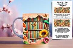 Artful 11oz Mug Wrap Png Artwork , Books Product Image 1