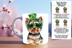 Graceful 11oz Mug Wrap Png Template , St Patrick Product Image 1