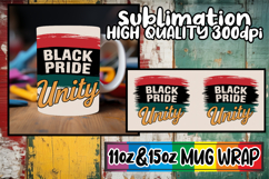 Radiant dreams 11oz 15oz mug wrap, Juneteenth Product Image 1