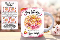 Fresh 15oz Mug Wrap Png Template , Religious Product Image 1
