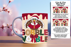 Customized 15oz Mug Wrap Png Design , Holiday Product Image 1