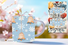 Chic 15oz Mug Wrap Png Design , Holiday Product Image 1