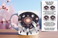 Chic 11oz Mug Wrap Png Template , Mystic Product Image 1