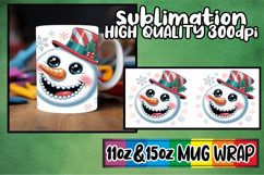 Radiant love 11oz 15oz sublimation wrap, Cute Christmas Product Image 1